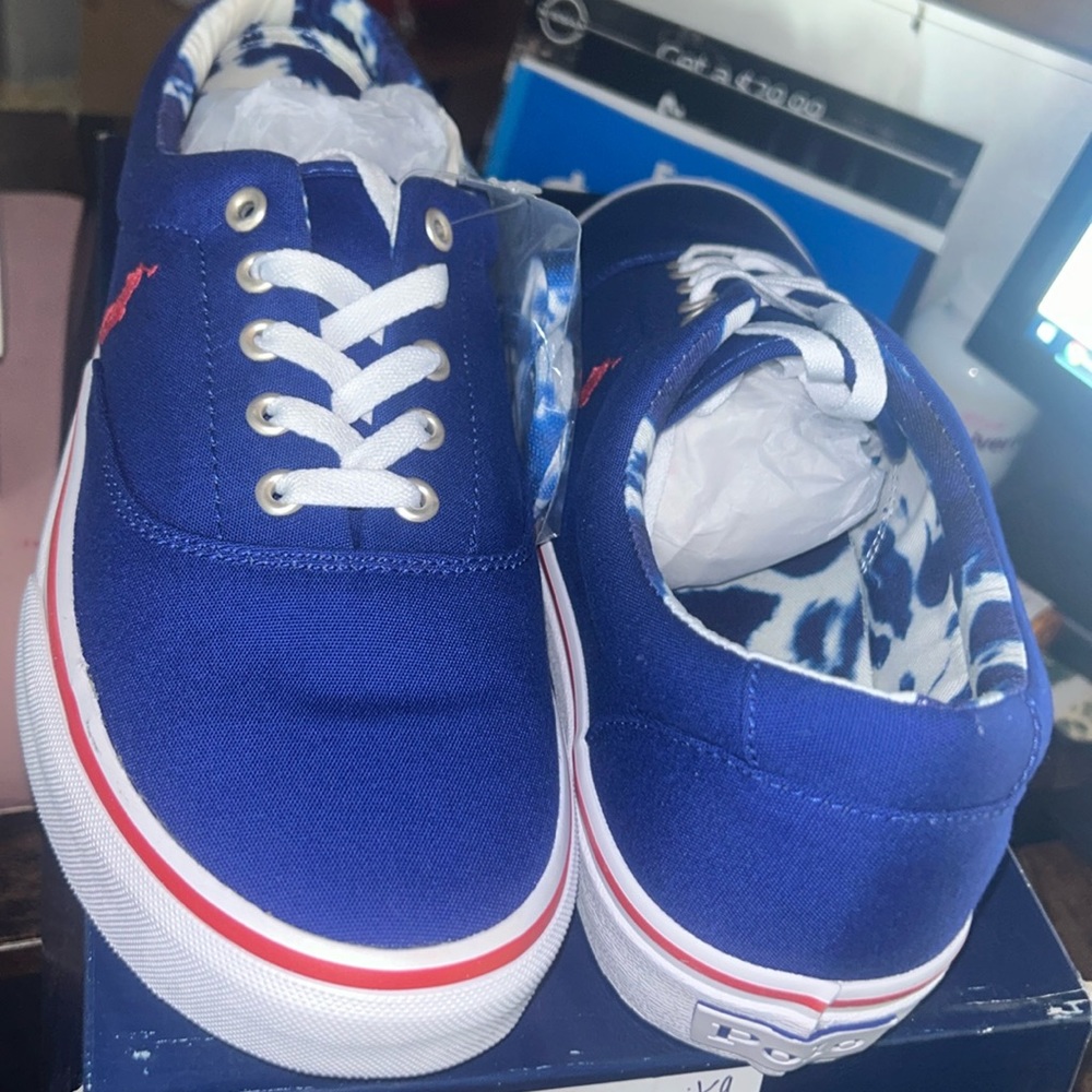 Polo Ralph Lauren Men's Blue Trainers